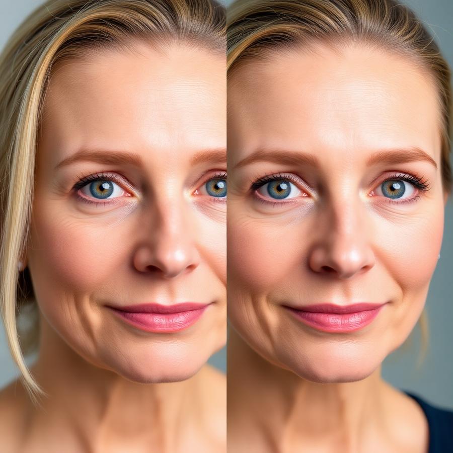 Before and after results